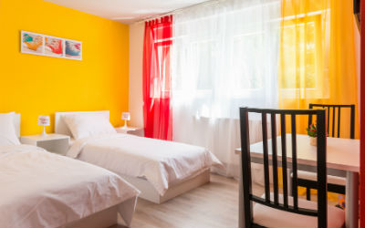 Soba Nika — 18m², dva odvojena kreveta ili bračni krevet